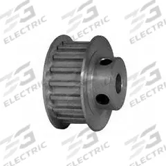 DAYTON Timing Pulley: Curvilinear, Fixed, For HTD Timing Belt Section, For 9 mm Belt Wd, 18 Teeth (MPN 18-5M09-6FA3). Key specifications — Brand: DAYTON; Finish: Clear Anodized; For Belt Series: Powerhouse®.