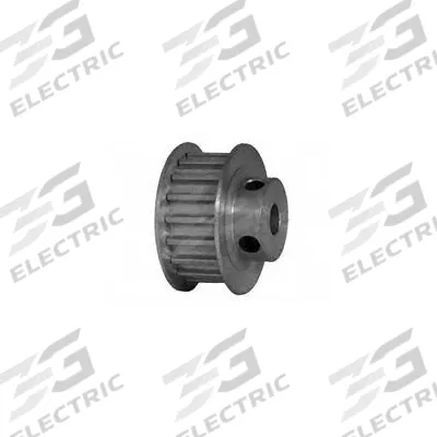 Dayton Timing Pulley: Curvilinear, Fixed, For HTD Timing Belt Section, For 9 mm Belt Wd - HTD Section Fixed-Bore Timing Pulleys with Hub