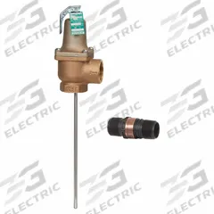 WATTS Relief Valve: FNPTF x FNPTF, 2 in x 2 in, Copper Silicon Alloy, 150 psi Max. Op Pressure (MPN 2 LF174A 125 FS). Key specifications — Brand: WATTS.