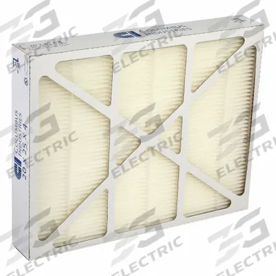 MICROSHIELD Minipleat Air Filter: 20 in x 25 in x 4 in, Synthetic, Chip Board, No Header - Zero-Bypass Minipleat Air Filters