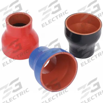 FLEXTECH Hose Reducer: 3 in_3 1/4 in Hose Inside Dia., 3 in Hose Lg, Blue, Silicone - Silicone SAE J20 Heater Hose Reducers