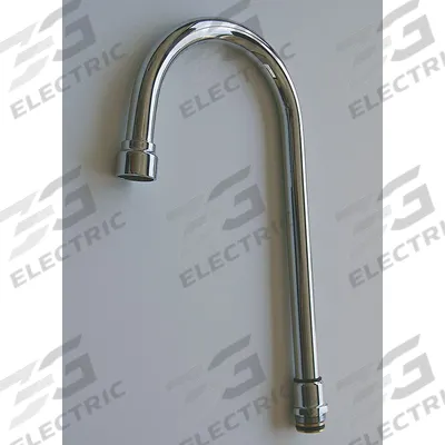 SPEAKMAN Spout: Spout, Gooseneck, Swivel Spout, Brass, Chrome, 1.5 gpm Flow Rate - Gooseneck Faucet Spouts