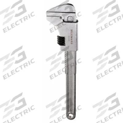 WESTWARD Monkey Wrench : Alloy Steel, 3 7/32 in Jaw Capacity, Smooth, 14 3/4 in Overall Lg - Monkey Wrenches