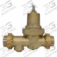 WILKINS Pressure Reducing Valve: Solder x Solder, 1 1/2 in Pipe Size, Brass, 15 psi to 75 psi (MPN 112-600XL3DUC). Key specifications — Brand: WILKINS; Low-Lead Compliance: Low-Lead Compliant.