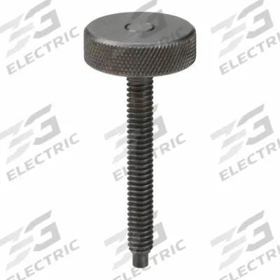 TE-CO Dog Point Knurled Head Screw: #10-24 Thread - Knurled-Head Dog-Point Hand Knob Screws