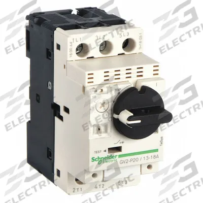 SCHNEIDER Manual Motor Starter: Non-Reversing, 3 Poles, 18 A, Thermal Protection - Non-Reversing Starters with Thermal Overloads