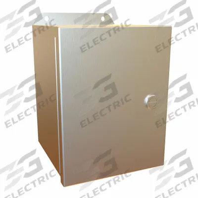 HAMMOND Electrical Enclosure: Stainless Steel, 8 in x 6 in x 6 in, NEMA 12/13/3R/4/4X - Stainless Steel Enclosures