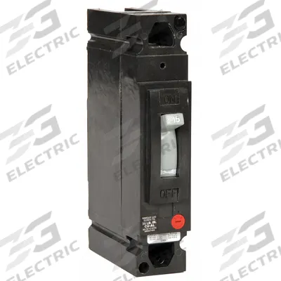 GE Molded Case Circuit Breaker: 25 A Amps, 14kA at 120/240/277V AC, Fixed - TED-, TEHD-Frame GE Molded Case Circuit Breakers