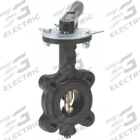 MILWAUKEE VALVE Butterfly Valve: 8 in Pipe Size, Concentric, 200 psi Max. Pressure (CWP), Lug, FKM (MPN ML234V). Key specifications — Brand: MILWAUKEE VALVE; Handle Type: Lever; Disc Material: CF8M Stainless Steel.