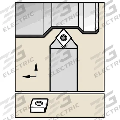 WIDIA Diamond Turning Insert: VCGT221AL1 - Diamond Indexable Turning Inserts