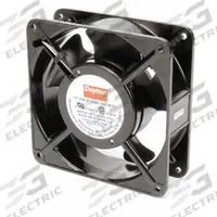 DAYTON Axial Fan: 95 cfm_115 cfm Airflow @ 0.000 in SP, 4 11/16 in Ht, 1 1/2 in Dp, Terminals, IP20 (MPN 2RTE1). Key specifications — Blade Material: Polybutylene; Brand: DAYTON.