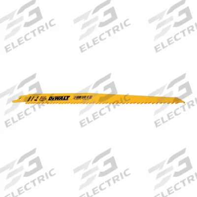 DEWALT Reciprocating Saw Blade: 6 Teeth per Inch, 9 in Blade Lg, 0.05 in Blade Thick - Nail-Embedded-Wood-Cutting Blades