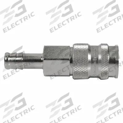 PARKER Quick Connect Socket: 1/4 in Body Size, 3/8 in Hose Fitting Size, Ball - Industrial Interchange Brass Quick-Connect Air Coupling Bodies
