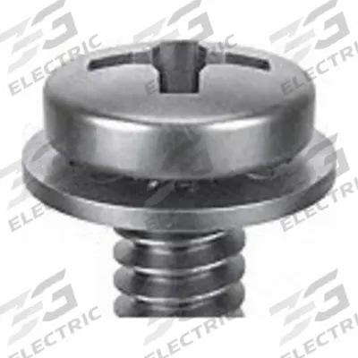 SEMS Screw: Internal Tooth, #6-32 Thread Size, 1/2 in Lg, Stainless Steel, Passivated - Machine Screws with Internal Tooth Lock Washers