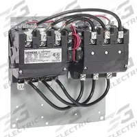 SIEMENS NEMA Magnetic Contactor: Reversing, 3 Poles, NEMA Size 2-1/2, 60 A, 120V AC (MPN 43GP32AF). Key specifications — Brand: SIEMENS.