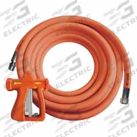 SANI-LAV Spray Nozzle with Hose: 3/4 in Connection Size, FGHT, EPDM/Stainless Steel, Instant, Orange (MPN H503NP1). Key specifications — Nozzle Color: Orange; Material: EPDM; Nozzle Shutoff Type: Instant; Brand: SANI-LAV.