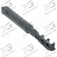 CLEVELAND Spiral Flute Tap: 1/4"-28 UNF, 2B, 3 Flute, Semi-Bottoming Chamfer, Black Oxide Cobalt (MPN C98115)