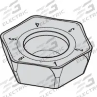 WIDIA Hexagon Milling Insert: HPGT225DZFRLDAL, HPGT06T3DZFRLDAL (MPN 2288106)