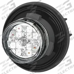 CODE 3 Hide-A-Blast Vehicle Light: Perimeter Flashing Warning Light, Blue/Red, 6.6 W Watt, Clear (MPN CD9012RB). Key specifications — Brand: CODE 3; Lens Color: Clear; Number of Flash Patterns: 69; Installation Type: Permanent; Operating Voltage: 12 to 24V; Light Class Rating: SAE Class 1.