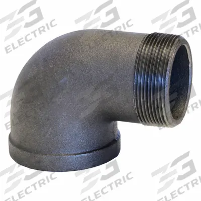 USA INDUSTRIALS Metal Pipe Elbow: 3 in x 3 in, Threaded x Threaded, Class 150, 150 psi - Low-Pressure Threaded Pipe Fittings with Thread Sealant