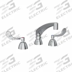 ELKAY Handle-Operated Faucet: Elkay®, Brass, Centerset, Deck, 3 Mounting Holes, 1.5 gpm Flow Rate (MPN LK800AT08T4). Key specifications — Series: Elkay®; Brand: ELKAY.