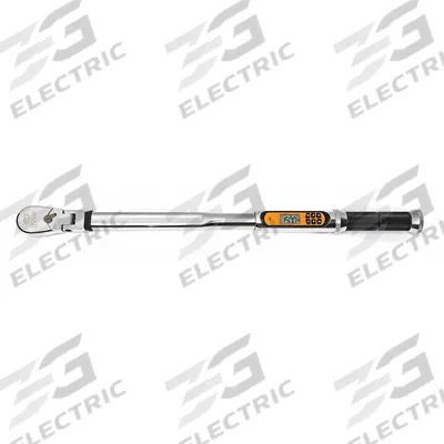 GEARWRENCH Electronic Torque Wrench: Ratcheting, 23 3/4 in Overall Lg, Buzzer - Flex-Head, Electronic Torque & Angle Wrenches