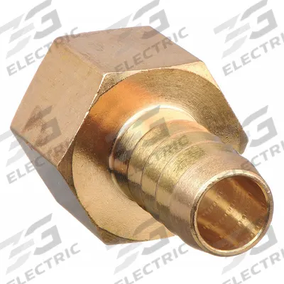 APPROVED VENDOR Barbed Hose Fitting: For 1/4 in Hose I.D., Hose Barb x NPT, Male x Female - Brass Multipurpose (Air, Water, Chemical) Rigid Barbed Hose Fittings