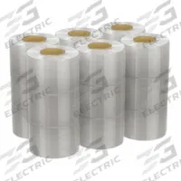 APPROVED VENDOR Stretch Wrap Film: 120 ga Gauge, 3 in Overall Wd, 700 ft Overall Lg, Clear, 18 PK (MPN 15C020). Key specifications — Brand: APPROVED VENDOR; Color: Clear.