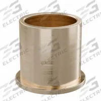 Flanged Sleeve Bearing: Bronze, SAE 841, 20 mm Bore, 24 mm OD, 25 mm Lg, -35°F to 300°F, 5 PK (MPN FFM2024-25B). Key specifications — System of Measurement: Metric; Material Grade: SAE 841; Flange Type: Flanged; Brand: OILITE.