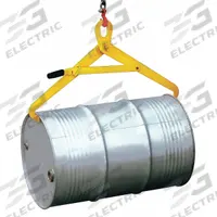 DAYTON Drum Lifter: 2 Grip Points, For 55 gal Drum Capacity, Metal, 1,100 lb Wt Capacity, Rim (MPN 30YP25). Key specifications — Color: Yellow; For Drum Material: Metal; Grip Location: Rim; Material: Steel; Brand: DAYTON.