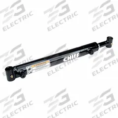 CHIEF Welded Hydraulic Cylinder: 2.25 in Bore Dia., 23 1/4 in Stroke Lg, 30 1/4 in Retracted Lg (MPN 288608). Key specifications — attr95618: Double Acting; attr98893: CHIEF.