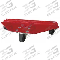 APPROVED VENDOR Furniture Dolly: 400 lb, Red, 4 in H x 20 in W x 8 in D, (3) Swivel (MPN 48J128). Key specifications — attr1343748: Red; attr1343758: Swivel; attr1343710: (3) Swivel; attr1343759: APPROVED VENDOR; attr1343723: Rubber.