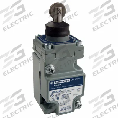 TELEMECANIQUE SENSORS Plug-In Limit Switch: Roller Plunger, Metallic - Top-Mount Roller-Plunger Limit Switches