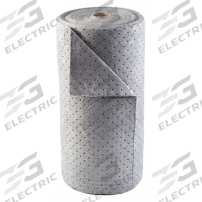 CONDOR Sorbent Roll: Gray, Polypropylene, 150 ft Roll Lg, 30 in Roll Wd - Sorbent Rolls