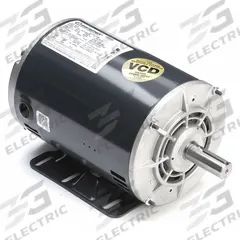 LEESON General Purpose Motor: Rigid Base Mount, Open Drip Proof, 2 hp, 208-230/460V AC, 1,725 RPM (MPN 056T17D3307). Key specifications — Brand: LEESON; Nameplate Voltage @ 60 Hz: 208-230/460V AC; Full Load Current @ 60 Hz: 6.2-6.2/3.1 A; Nameplate RPM @ 60 Hz: 1,725 RPM; Motor Enclosure: ODP.