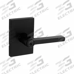 KWIKSET Door Lever Lockset: Office Lever Locksets, ADA Compliant (MPN 740HFL-RCT-514-SMT-6AL-RCS). Key specifications — attr1024149: Not Ligature-Resistant; attr1011488: KWIKSET; attr1011524: No Message; attr1011506: Rose; attr1011485: Yes; attr1059461: Black Painted : Zinc.