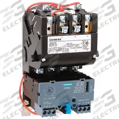 SIEMENS NEMA Magnetic Motor Starter: Non-Reversing, 3 Poles, NEMA Size 0, 18 A, 480V AC Coil (MPN 14CUA32AH). Key specifications — Brand: SIEMENS; Auxiliary Contact Form: 1NO; Coil Voltage: 380-440/440-480V AC; Phase: Three; Terminal Connection Type: Screw Terminals; Auxiliary Contacts Included: 1NO; Signaling Features: Pilot Light; Thermal Units Required: None (Not Applicable to Electronic Overloads).
