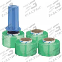 GOODWRAPPERS Stretch Wrap Film: 80 ga Gauge, 3 in Overall Wd, 1,000 ft Overall Lg, Green, 4 PK (MPN 15A888). Key specifications — Brand: GOODWRAPPERS; Color: Green.