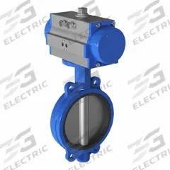 ABZ VALVES Pneumatically Actuated Butterfly Valve: For HVAC/Wastewater/Water Media, Air to Air, 227 (MPN 5350037640). Key specifications — Brand: ABZ VALVES; Pilot Solenoid Voltage: Not Included.