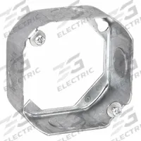 RACO Extension Ring: Steel, Silver, For 2 Gangs, 1.5 in Overall Dp, 3.56 in Overall Wd (MPN 130). Key specifications — Brand: RACO; For Number of Gangs: 2; Accessory Type: Extension Ring; Color: Silver; Material: Steel.