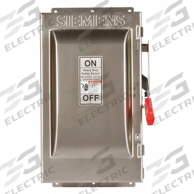 Siemens Safety Switch: Fusible, 60 A, Three Phase, 240V AC, 304 Stainless Steel - Fusible Safety Switches