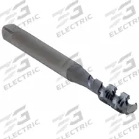 OSG Spiral Flute Tap: #6-40 UNF, 2B, 2 Flute, Bottoming Chamfer, Black Oxide High Speed Steel (MPN 2986601)