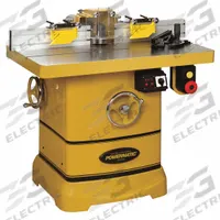 POWERMATIC Wood Shaper: 230/460V, Three-Phase, 40 in Table Lg, 30 in Table Wd, 5 hp, 2 Speeds (MPN 1280102C). Key specifications — attr217539: POWERMATIC.