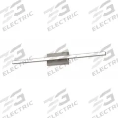 Barlow 24" LED Vanity: Satin Nickel, 1,125 lm_2,600 lm, 3000K, 22 W, 120V AC, Dimmable, 24 in Lg (MPN BARV2403L30D1SN). Key specifications — Mounting Location: Wall; For Bulb Type: Integrated LED; Brand: AFX INC.; Voltage: 120V AC; Color Temperature: 3000K; Housing Finish/Housing Color (Broad): Satin Nickel.