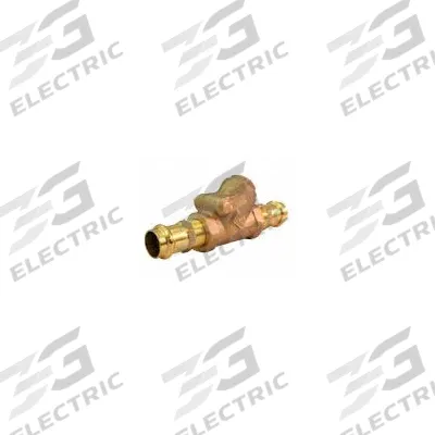 MILWAUKEE VALVE Swing Check Valve: Swing, T-Style Valve Body, 1 in Pipe Size, Press x Press - Lead-Free Bronze Inline Swing Check Valves