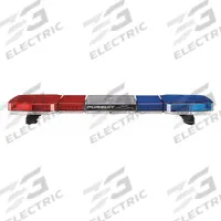 CODE 3 Mini Light Bar: Emergency Vehicle Mini Light Bar, Blue, 60 W Watt, Blue, LED, Permanent, IP67 (MPN PT47-GRB). Key specifications — Brand: CODE 3; Lens Color: Blue; Number of Flash Patterns: 21; Installation Type: Permanent; Operating Voltage: 10-30V DC.