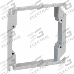 CANTEX Plaster Ring: 1/2 in Riser, 1/2 in Raised Ht, PVC, 0.6 in Overall Lg, 3.59 in Overall Wd (MPN EZ06DXAR). Key specifications — Brand: CANTEX; Material: PVC; Cover Design: 1/2 in Riser.