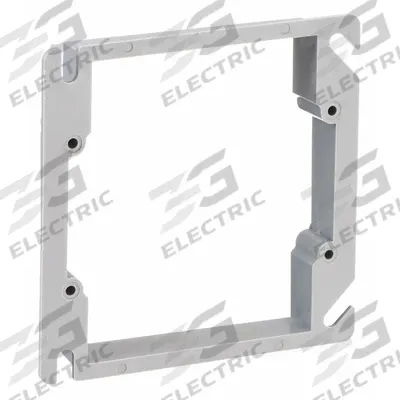 CANTEX Plaster Ring: 1/2 in Riser, 1/2 in Raised Ht, PVC, 0.6 in Overall Lg - Plaster Rings