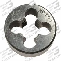 WESTWARD Alloy Steel Die, 1/8-27 NPT: CCT1060-34, Die