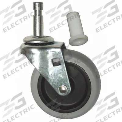 RUBBERMAID COMMERCIAL PRODUCTS Caster, 3": For 3JHV2/4YX40/8CJW3/8Y083/9DTT2/9DTT3 - Material Handling Parts